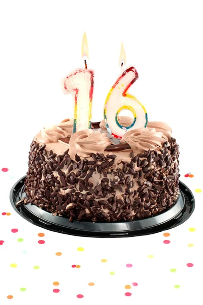 Tizenhatodik születésnap vagy évforduló — Stock Fotó
