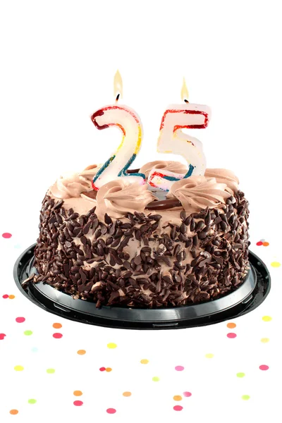 Twenty fifth birthday or anniversary — Stock Photo, Image