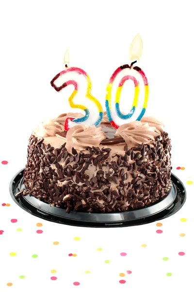 Thirtieth birthday or anniversary — Stock Photo, Image