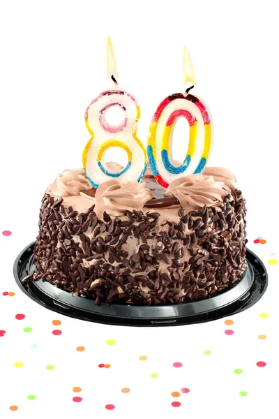 Achtzigster Geburtstag oder Jubiläum — Stockfoto