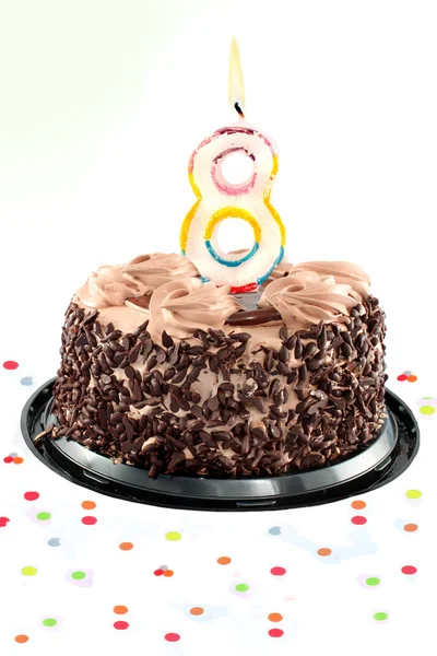 Eight birthday — Stock Photo, Image
