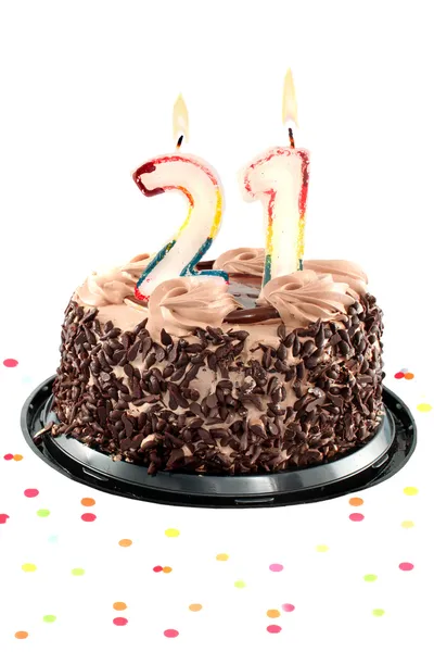 Twenty first birthday or anniversary — Stock Photo, Image
