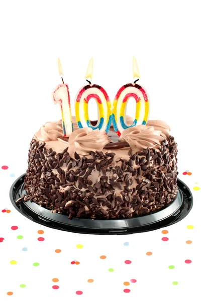 Hundra födelsedag eller årsdag firande — Stockfoto
