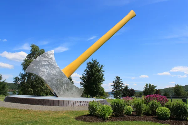 stock image The biggest axe in the world