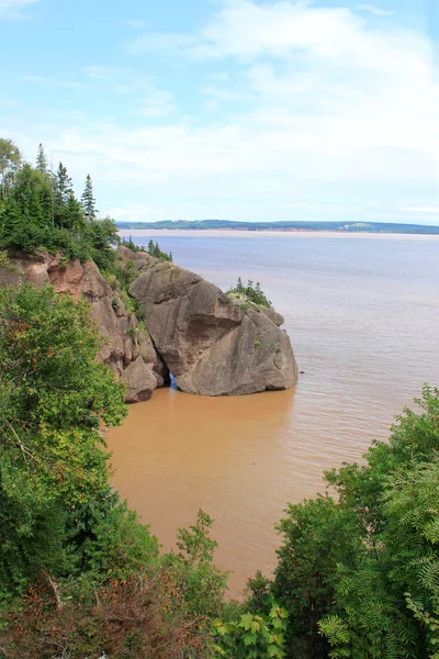 Hopewell Rocks, New Brunswick, Canadá — Fotografia de Stock