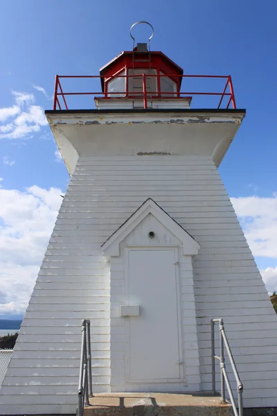 Lighthouse at Cape Enrage — Stock Photo, Image