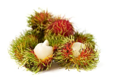 Tayland egzotik meyve rambutan veya sivil toplum