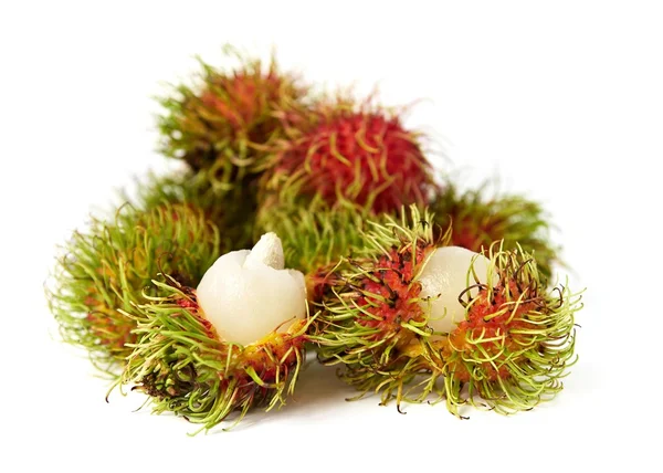 Екзотичні фрукти тайський рамбутан або НУО — стокове фото
