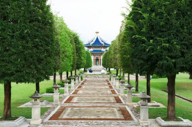 Pagoda. Geleneksel Çince Tapınağı