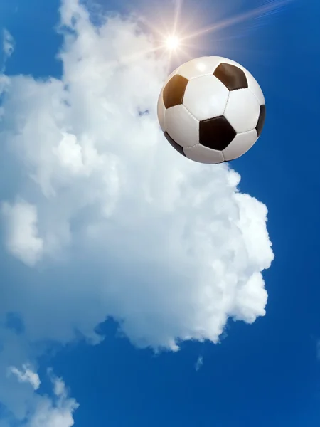 Słońce niebo piłka — Zdjęcie stockowe
