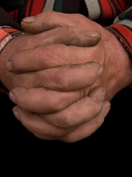 Рука работника — стоковое фото