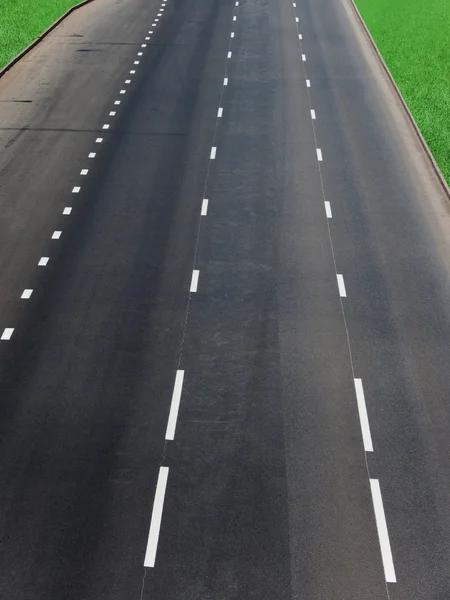 Weg geasfalteerd snelweg — Stockfoto