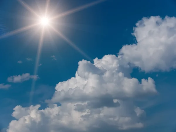 Sonne Himmel Wolken — Stockfoto
