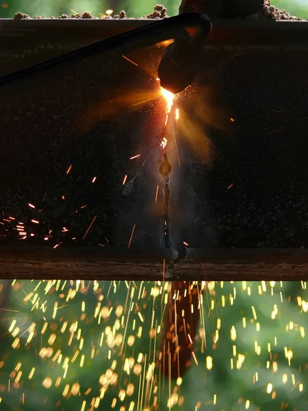 Cutting metal tool torch — Stock Photo, Image