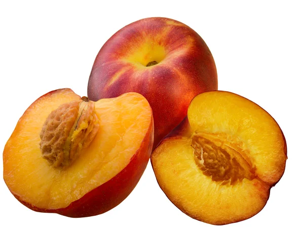 Hybridní broskev ovocné meruňkové — Stock fotografie