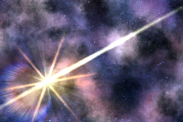 Awan malam Meteor — Stok Foto