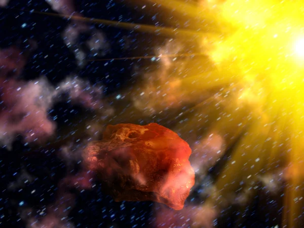 Астероид звёзд неба — стоковое фото