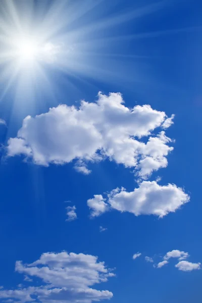 Zonsopgang zon hemel wolken — Stockfoto