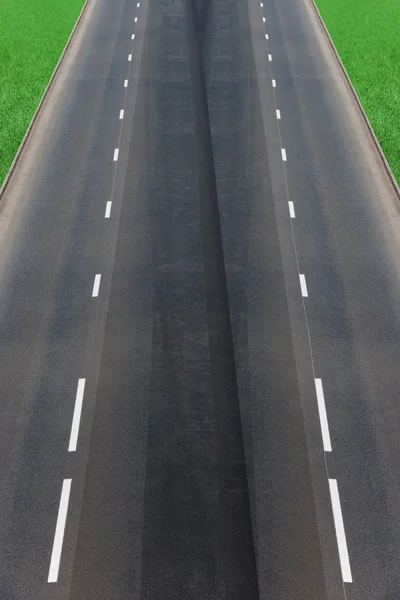 Дорожное асфальтированное шоссе — стоковое фото