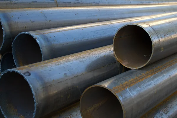 Pipes metal stack — Stock Photo, Image
