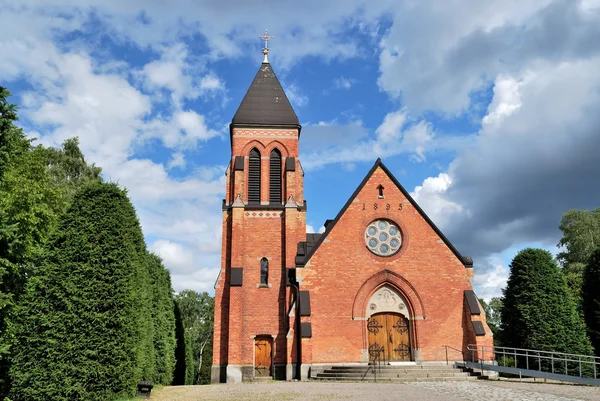 Gamla kyrkan i sandsborg, stockholm — Stockfoto