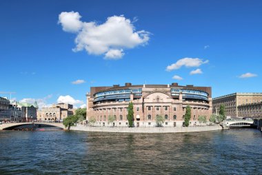 Stockholm, Helgeandsholmen clipart