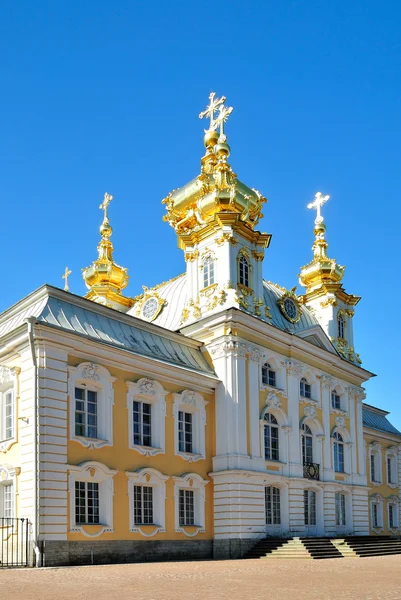 Palácio Peterhof. A Igreja — Fotografia de Stock
