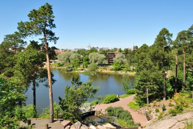 Kotka, Finlandiya. Park sapokka