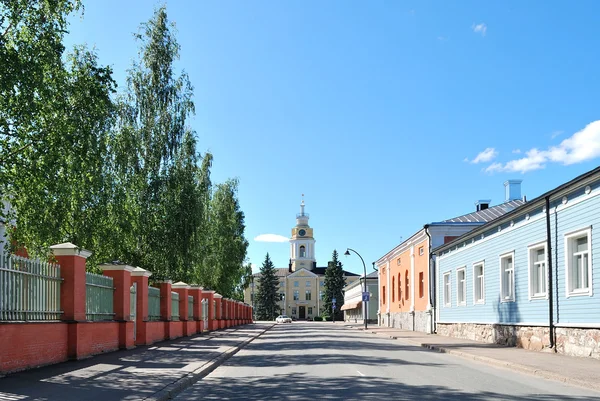 하 미 나의 마의 그늘진 거리입니다. 핀란드 — 스톡 사진