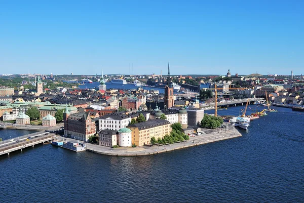 Stockholm, ostrov Riddarholmen — стоковое фото