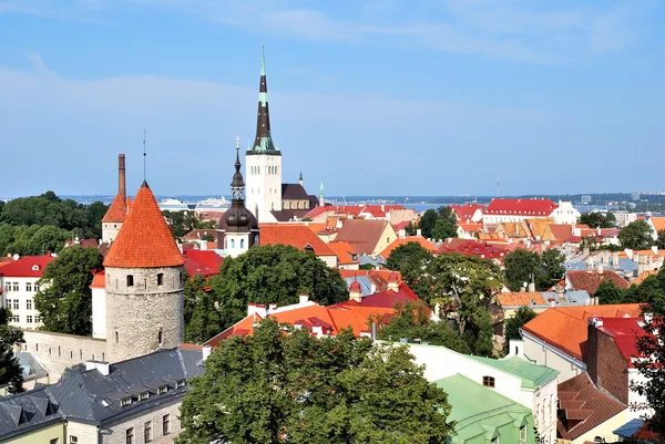 Tallinn, eski şehir — Stok fotoğraf