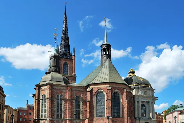 斯德哥尔摩，教会 riddarholmskyrkan — 图库照片