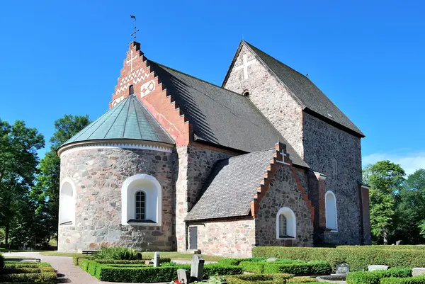 Церкви старого Uppsala — стокове фото