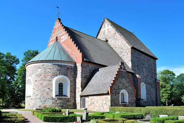 Sweden. Church of Old Uppsala, 13 century