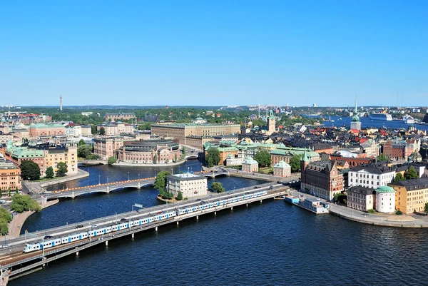Centrale deel van stockholm — Stockfoto