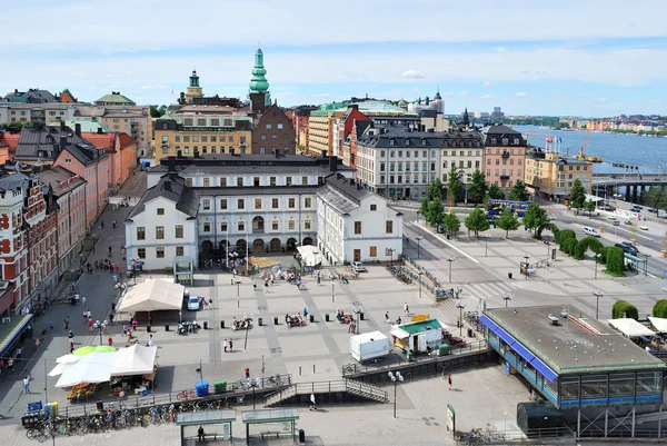 Stockholm, bereich sodermalmstorg — Stockfoto