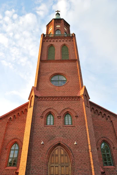 Savonlinna, Finlandia. Catedral de la Cúpula al atardecer —  Fotos de Stock