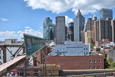 New York şehrinin gökdelenleri