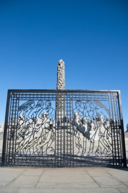 heykel ayrıntılı olarak, bir park oslo