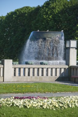 heykel ayrıntılı olarak, bir park oslo