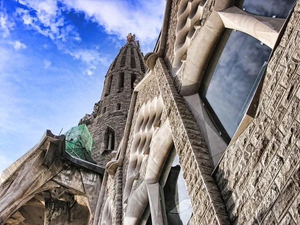Sagrada Familia from the Ground — Stock Photo, Image