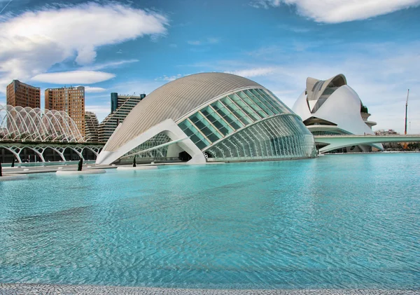 A város a Művészetek és a tudományok, valencia — Stock Fotó