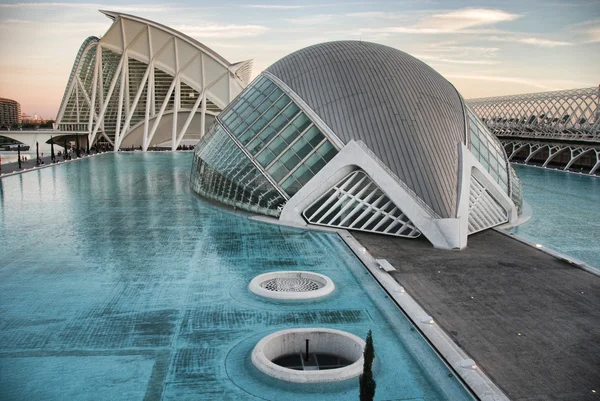 Ciudad de las Artes y las Ciencias, Valencia — Foto de Stock