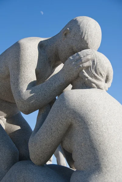 Sculpture Detail in a Park of Oslo — Stock Photo, Image