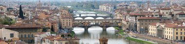 Panoramic View of Florence clipart