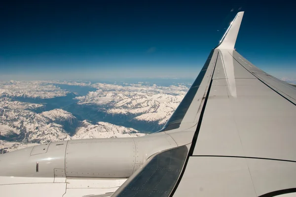 Dolomiten aus dem Flugzeug — Stockfoto
