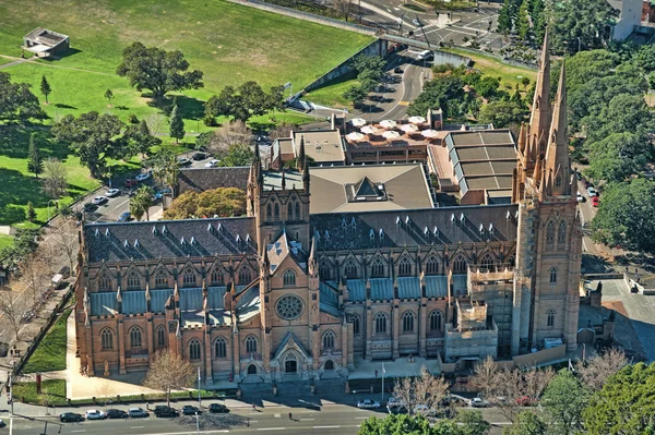 St Katedra Najświętszej Maryi Panny, sydney — Zdjęcie stockowe