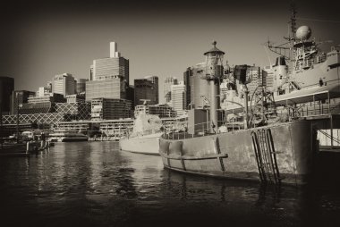 Kırmızı gemi sydney Harbour, Avustralya