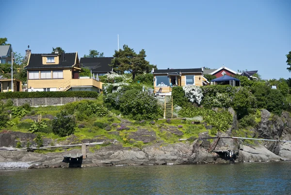Detail van oslo fjord, Noorwegen, mei 2009 — Stockfoto