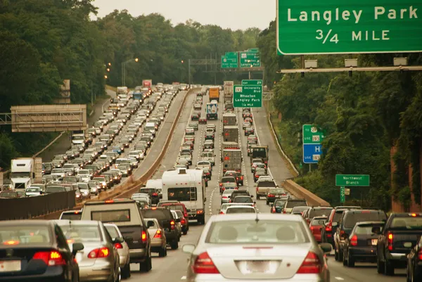 Congestie van het verkeer — Stockfoto